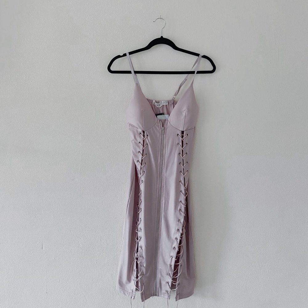 Touchdolls Sexy Double Front Tie Bodycon Dress